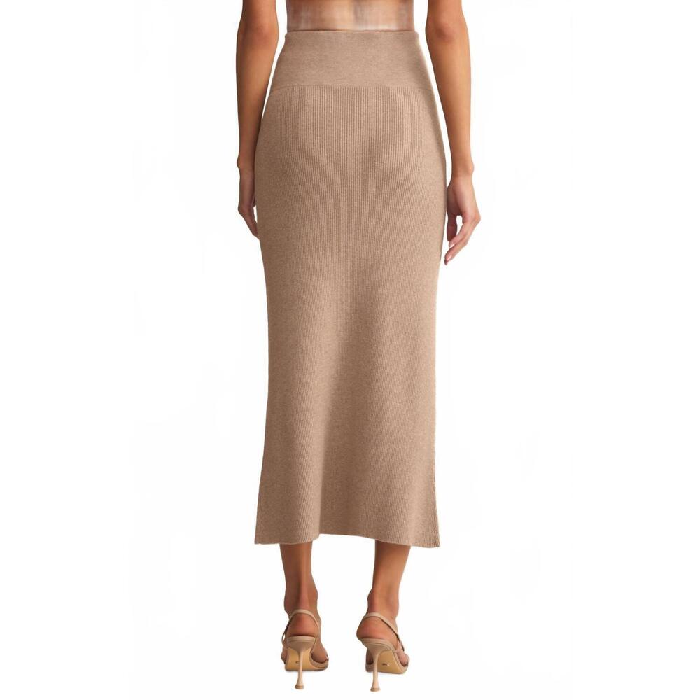 NEW Z SUPPLY eloise sweater skirt in beige - Picture 4 of 5